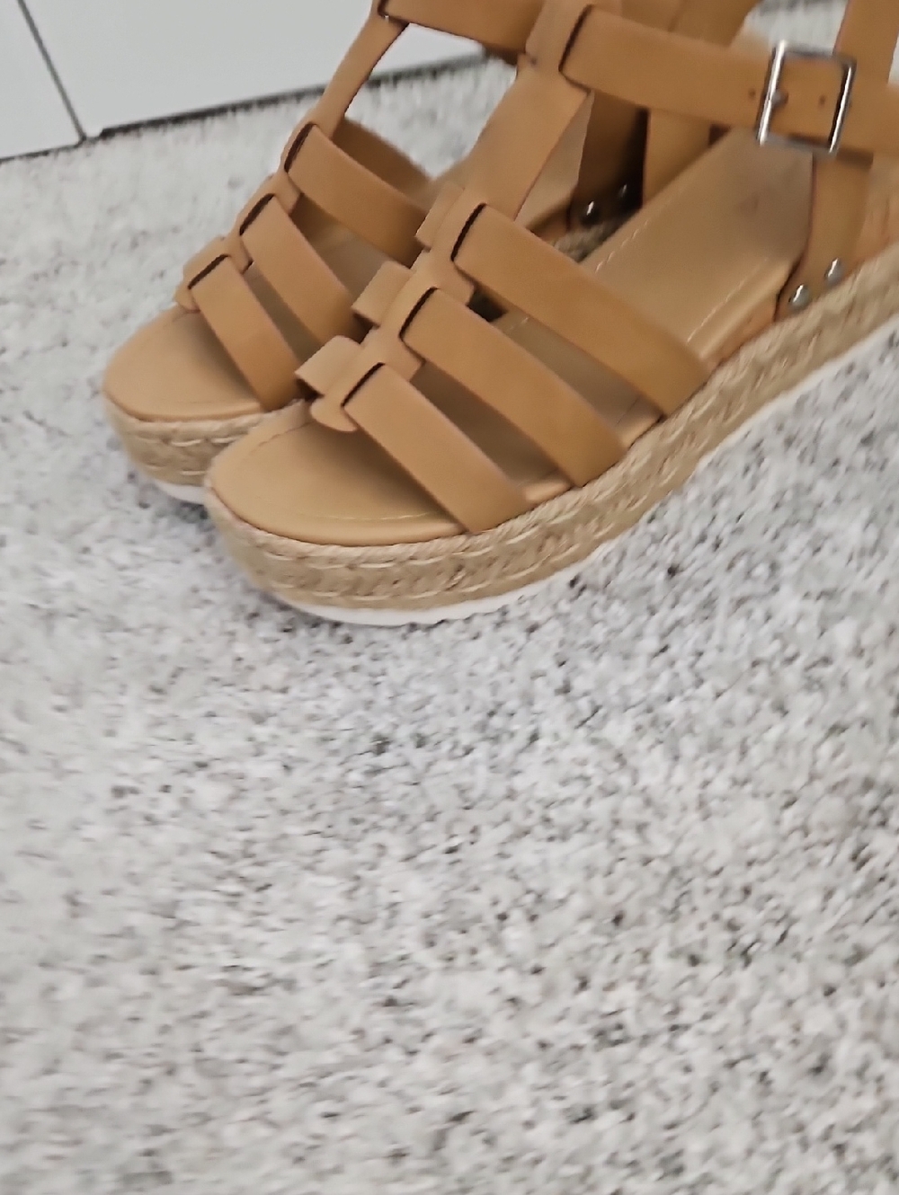Soda Open Toe Sandal 7.5
